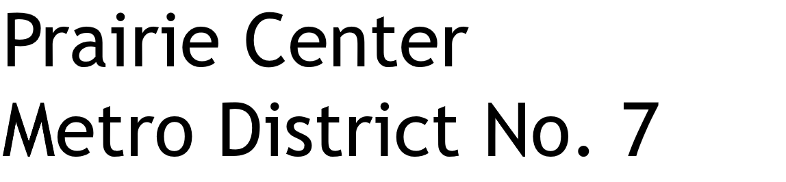 Prairie Center Metro District 7